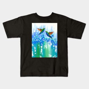 Cute Hummingbirds Kids T-Shirt